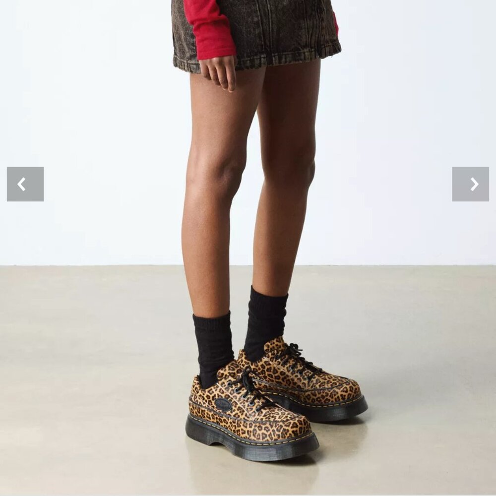Dr Martens Buzz 5i Leopard Print platform Womens Shoes size 10 NWT - Picture 8 of 9